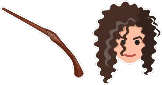 Harry Potter Bellatrix Lestrange Wand Cursor U2013 Custom Illustration Png Harry Potter Wand Png