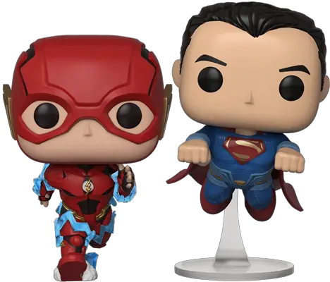 Covetly Funko Pop Heroes The Flash U0026 Superman Racing Flash And Superman Race Pop Png Racing Icon