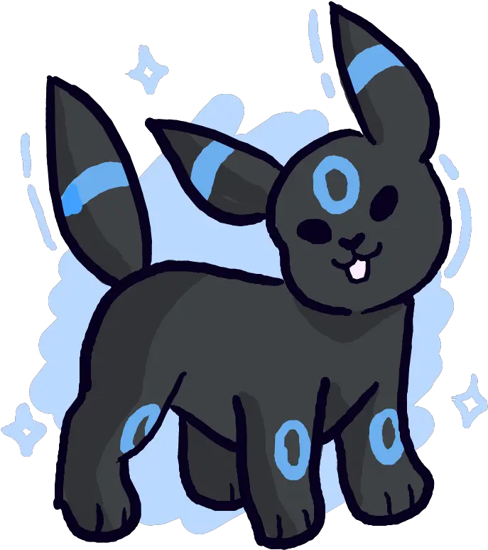 Shiny Umbreon Layer Cartoon Png Umbreon Png