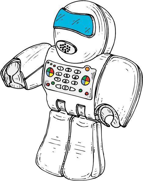 Robot Calculator Clip Art Free Vector Robot Toy Clipart Robot Calculator Png Robot Clipart Png