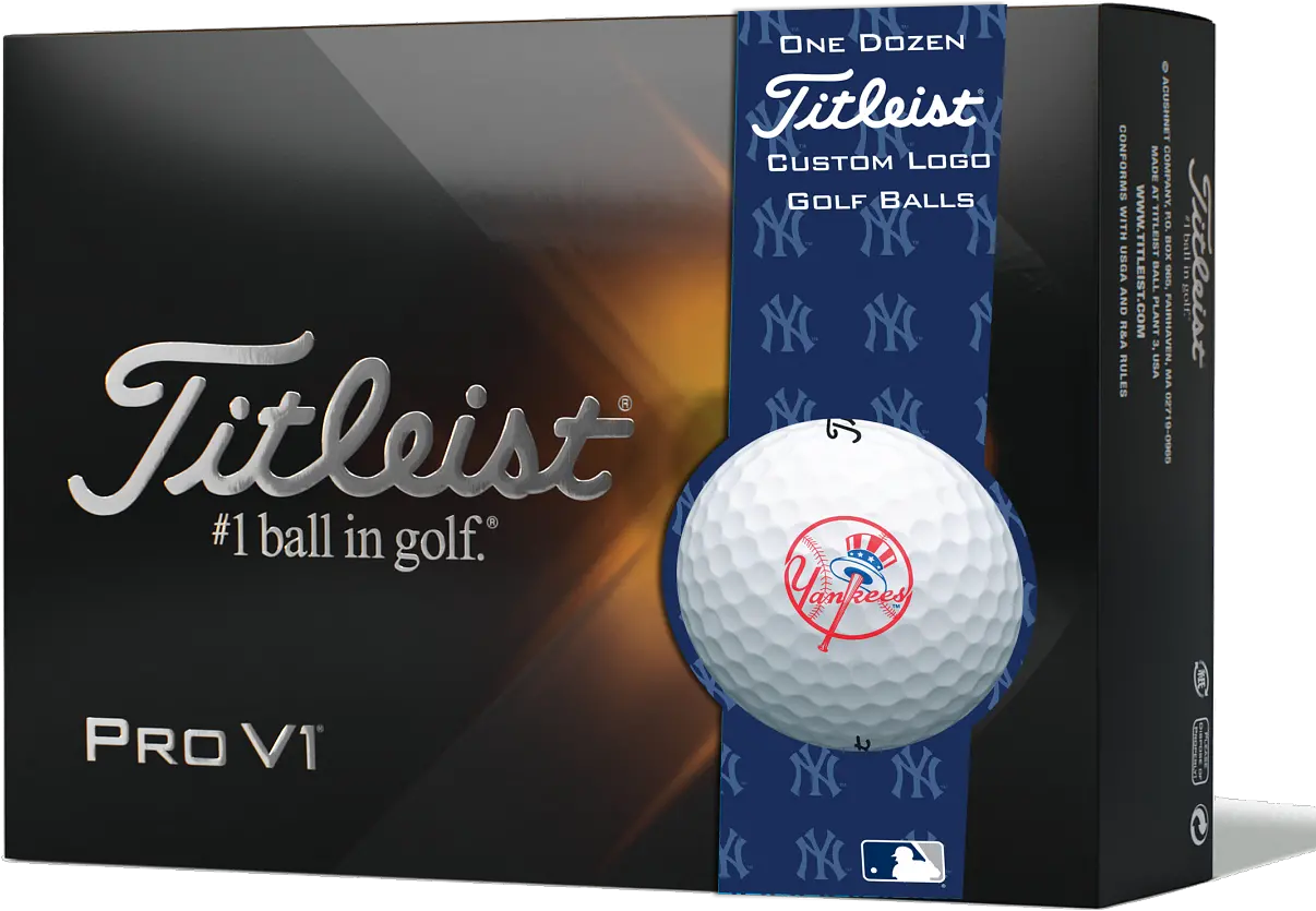 New York Yankees Pro V1 Golf Balls Png Aim Icon