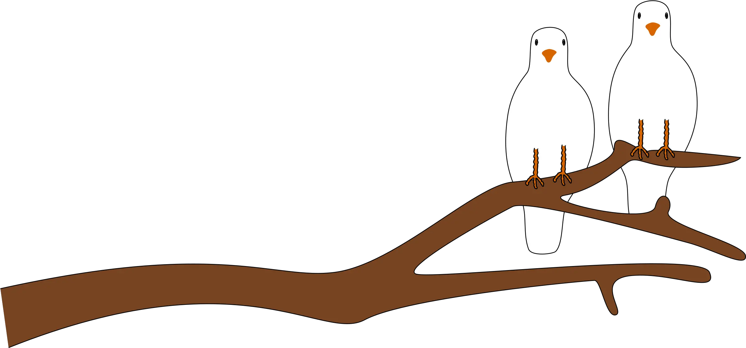 Download Hd Clipart Dove In A Tree Clipart Transparent Png Dove On Tree Clipart Dove Transparent