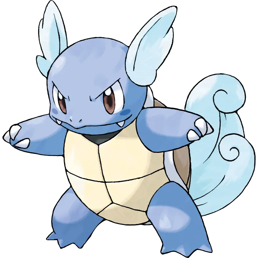 Squirtle Wartortle Blastoise Pokemon Wartortle Png Blastoise Png