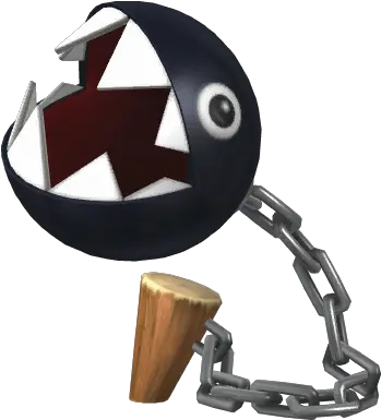 Download Chain Super Mario Bros Chain Chomp Png Ball And Chain Png