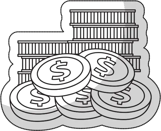 Stack Of Coins Icon Canva Dot Png Stack Of Coins Icon