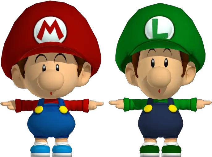 Images Of Models Cropped From Screenshots Super Mario Boards Mario And Luigi Baby Png Luigi Head Png