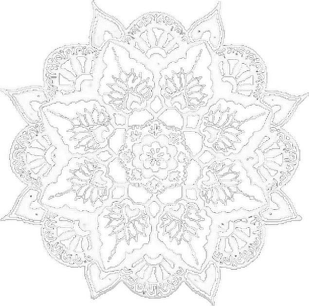 Download Mandala Indian White Doily Iconoverlays Overlays Decorative Png Line Art Instagram Icon