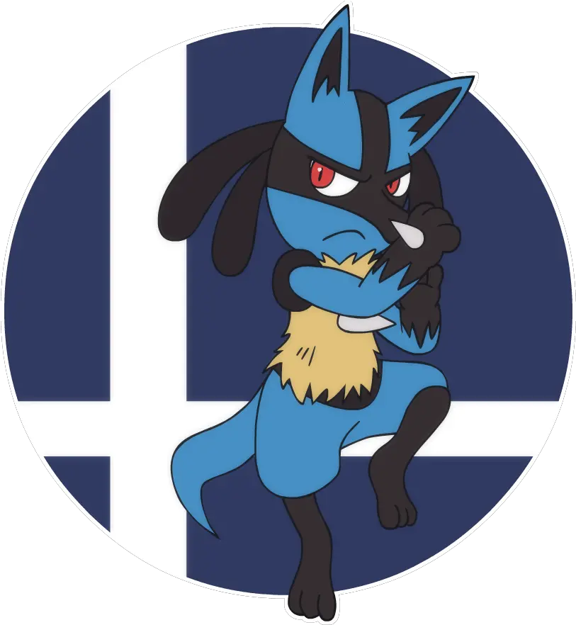 Smash 41 Lucario By Dommydraws On Newgrounds Cartoon Png Lucario Png