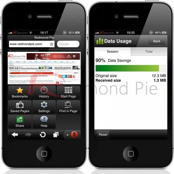 Opera Mini Web Browser For Ios Gets Updated To V70 Technology Applications Png Speed Dial Icon Iphone