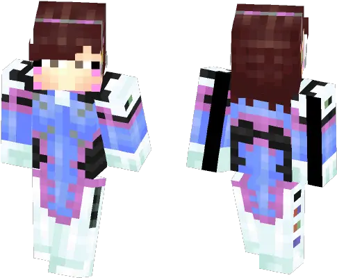 Download D Skin Da Dva Overwatch No Minecraft Png Overwatch Dva Logo