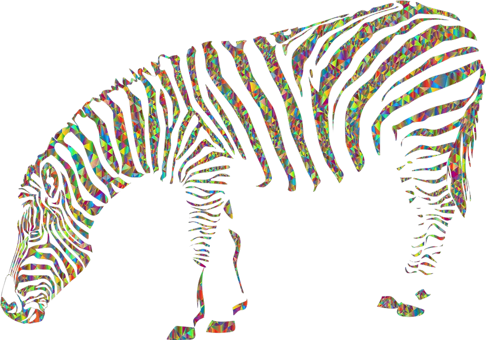 Zebra Low Poly Geometric Free Vector Graphic On Pixabay Animal White Background Download Png Zebra Logo Png