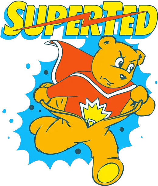 Super Ted Puzzle Vintage Superted T Shirts Png Fable Icon