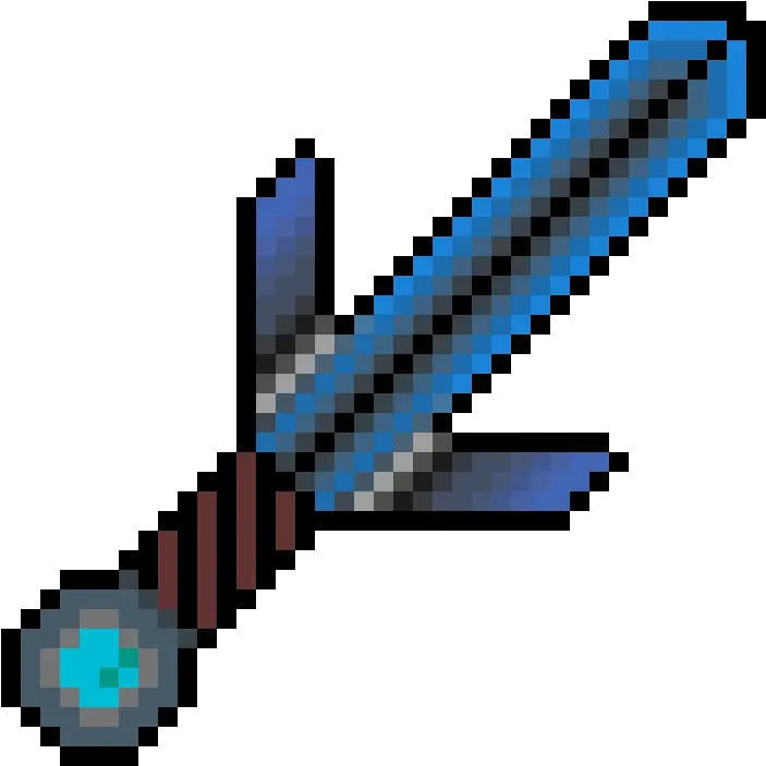 Download Hd Diamond Sword Minecraft Emerald Sword Png Terraria Png