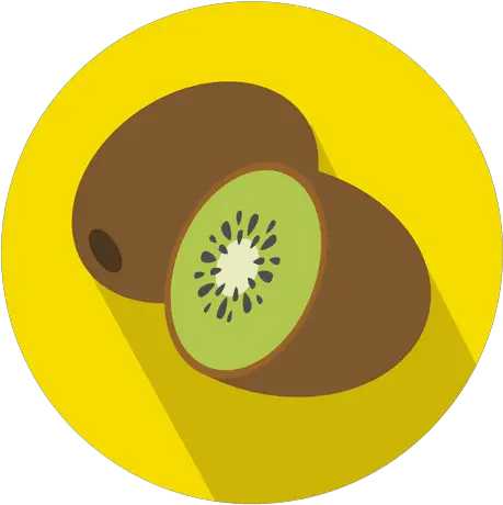 Kiwi Fruit Circle Icon Kiwi Icon Png Kiwi Transparent