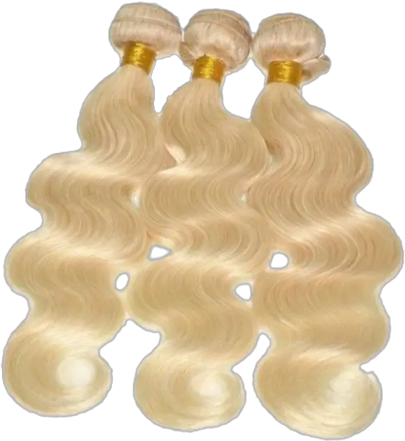 Blonde 613 Bundles Transparent Hair Bundles Png Blonde Wig Png