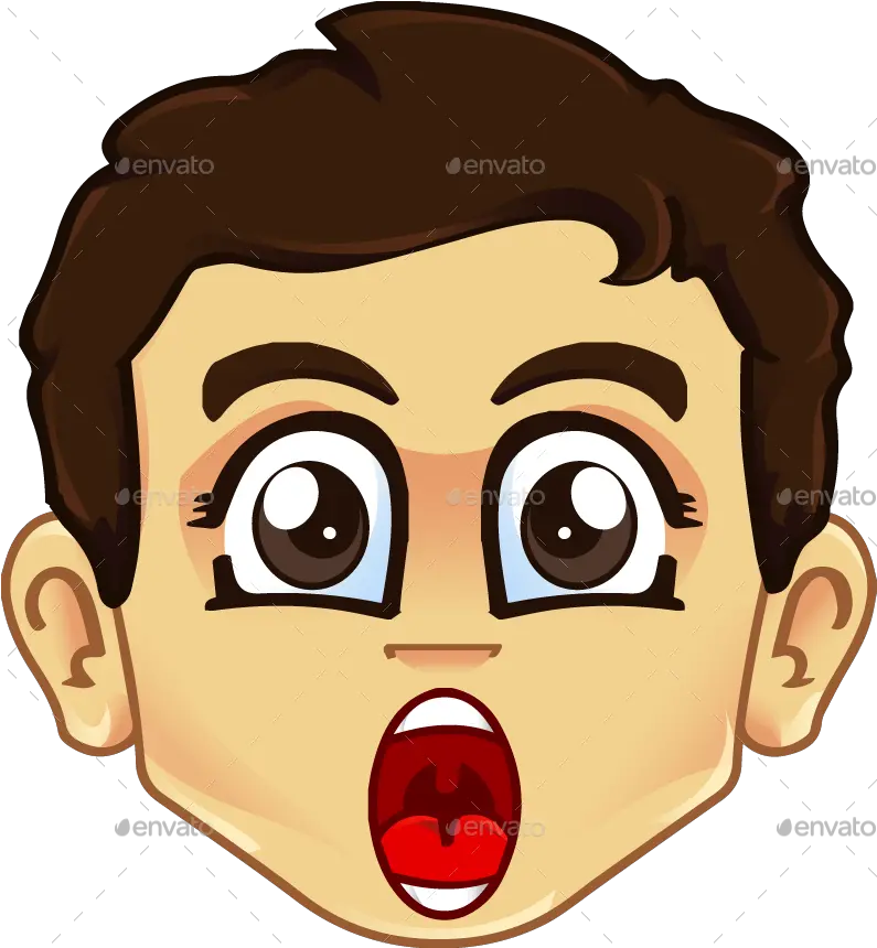 Download Hd Shock Shocked Boy Clipart Png Transparent Png Boy Face Clipart Png Boy Clipart Png