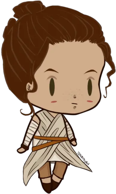 Rey Star Wars Chibi Transparent Png Ray Star Wars Cute Rey Star Wars Png