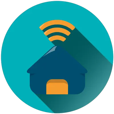House Wifi Circle Icon Transparent Png U0026 Svg Vector File Wifi Png Wifi Logo Png