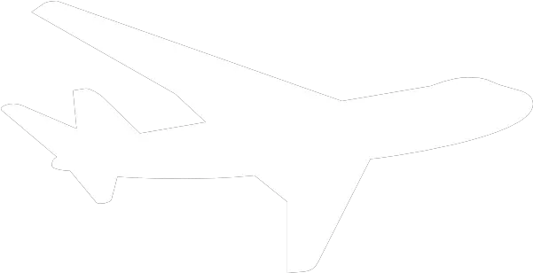 White Plane Silhouette Clip Art White Airplane Vector Png Plane Silhouette Png