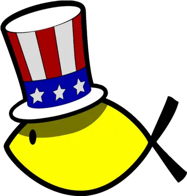 Patriot Fish 4th Of July Fish Png Uncle Sam Hat Png