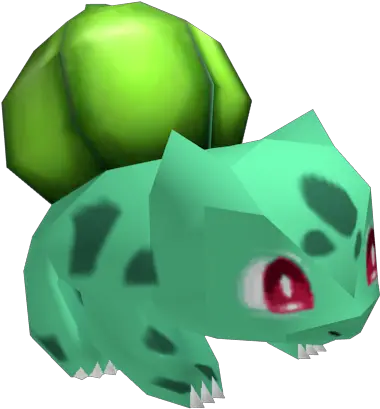 Nintendo 64 Pokémon Snap 001 Bulbasaur The Models Pokemon Snap Bulbasaur Model Png Bulbasaur Icon