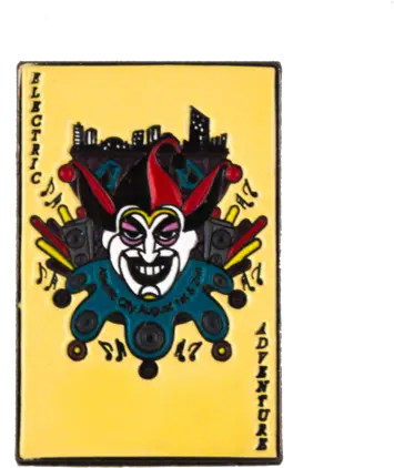 Download Hd Joker Card Electric Adventure Hat Pin Hat Joker Card Pin Png Joker Card Png