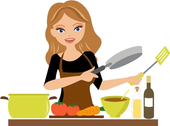 Download Personnages Illustration Individu Personne Gens Imagens De Cozinheiras Em Desenho Png Cooking Clipart Png