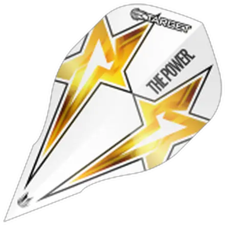 Target Power Star Dart Flights Vapor Shape White Gen 3 Language Png Target Logo White