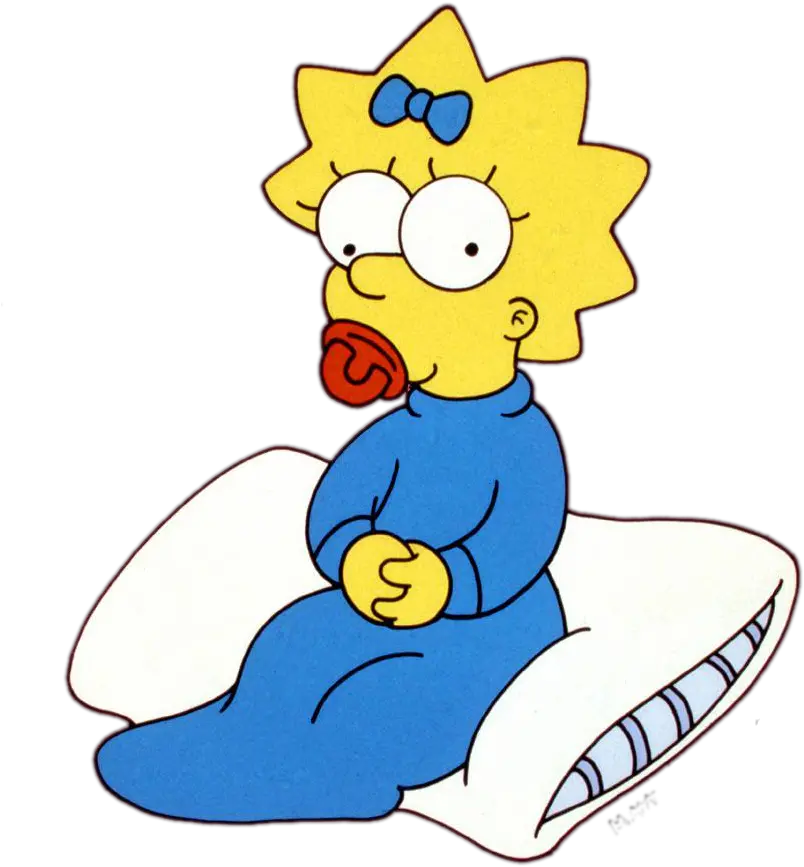 Maggie Simpson Hd Png Transparent Transparent Maggie Simpson Png Simpsons Transparent