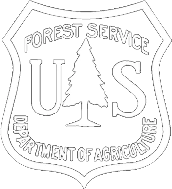 Turkeyhead Usda Forest Service Vector White Logo Png Forest Service Logo