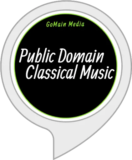 Amazoncom Public Domain Classical Music Alexa Skills Dot Png Public Domain Logo