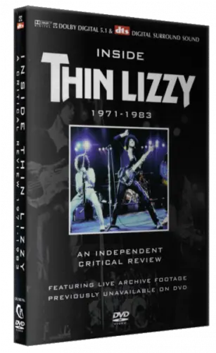 Thin Lizzy U2013 Inside 1971 1983 An Independant Book Cover Png Thin Lizzy Logo