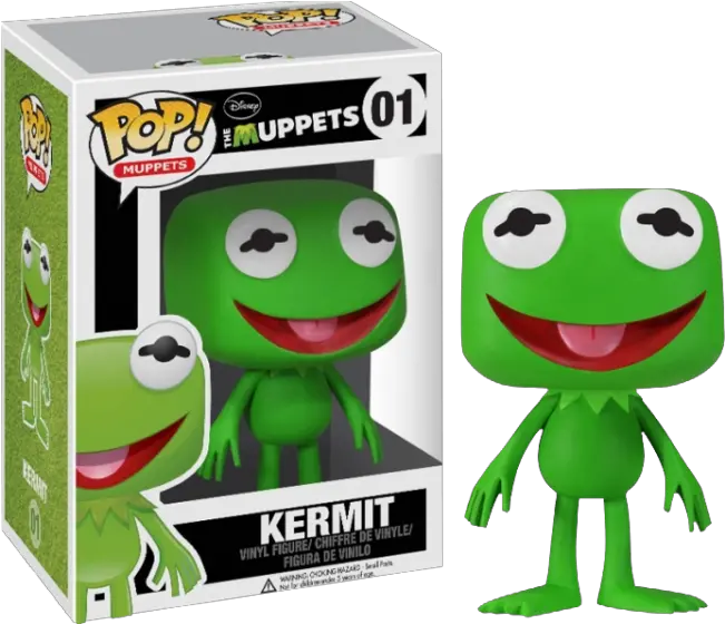 Download Hd Kermit The Frog Pop Vinyl Figure Funko Pop Funko Pop The Muppets Png Kermit The Frog Transparent