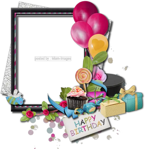 Cadre Anniversaire Png Marco Birthday Frame Clip Art Birthday Frame Png