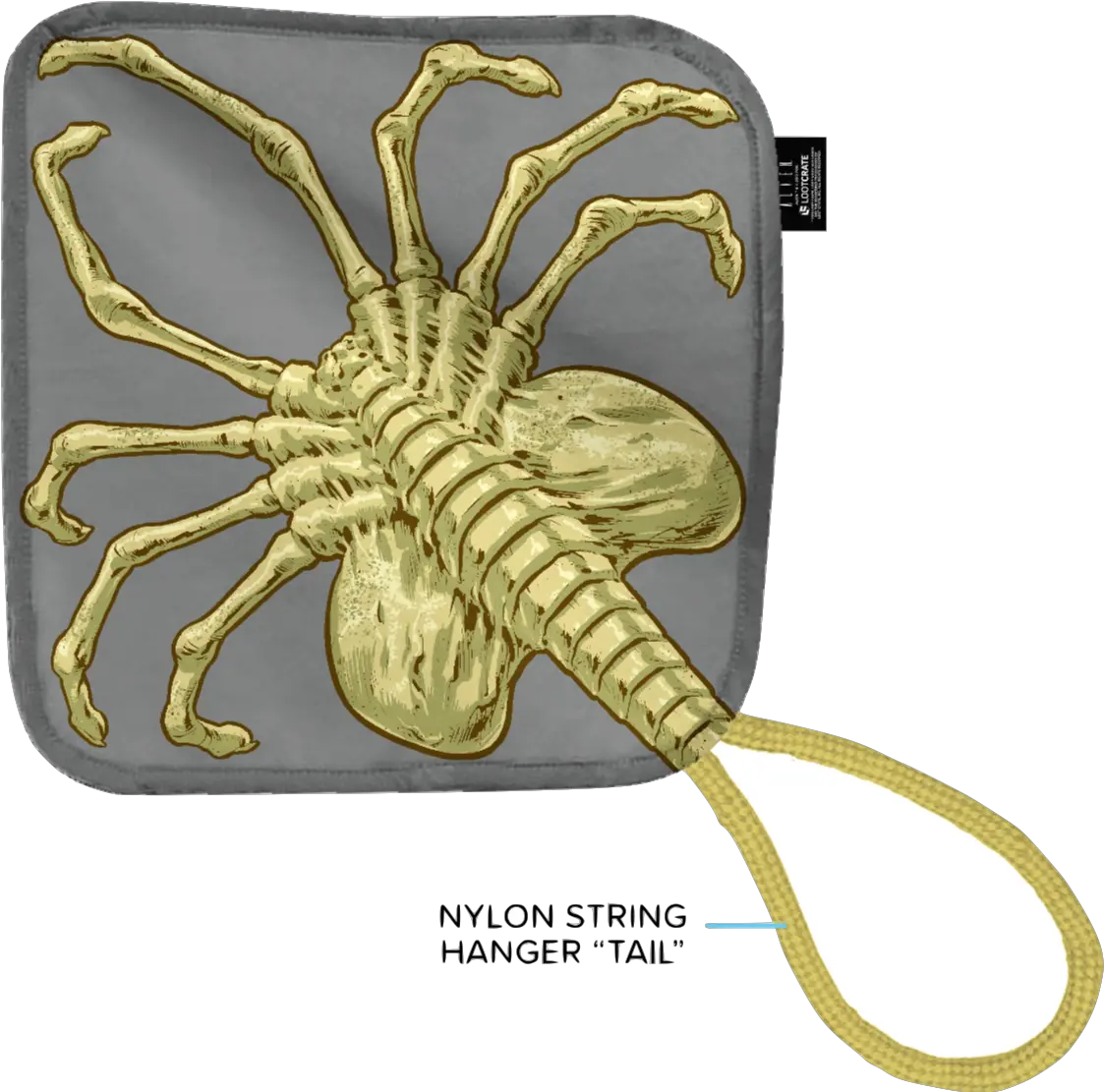 Alien Facehugger Face Towel Loot Crate Png Xenomorph