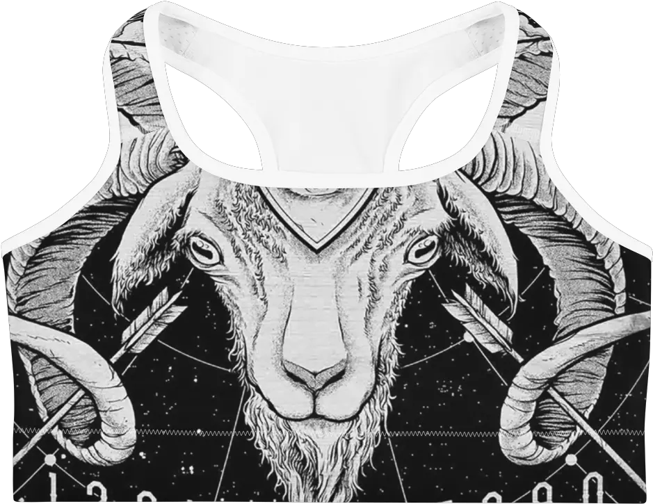 Goat Head Sports Bra U2013 Skade Bull Png Goat Head Png