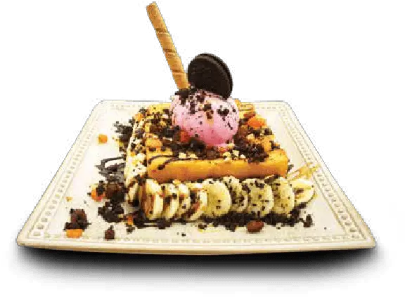 Banana Ice French Toast With Ice Cream Cantonese Png French Toast Png