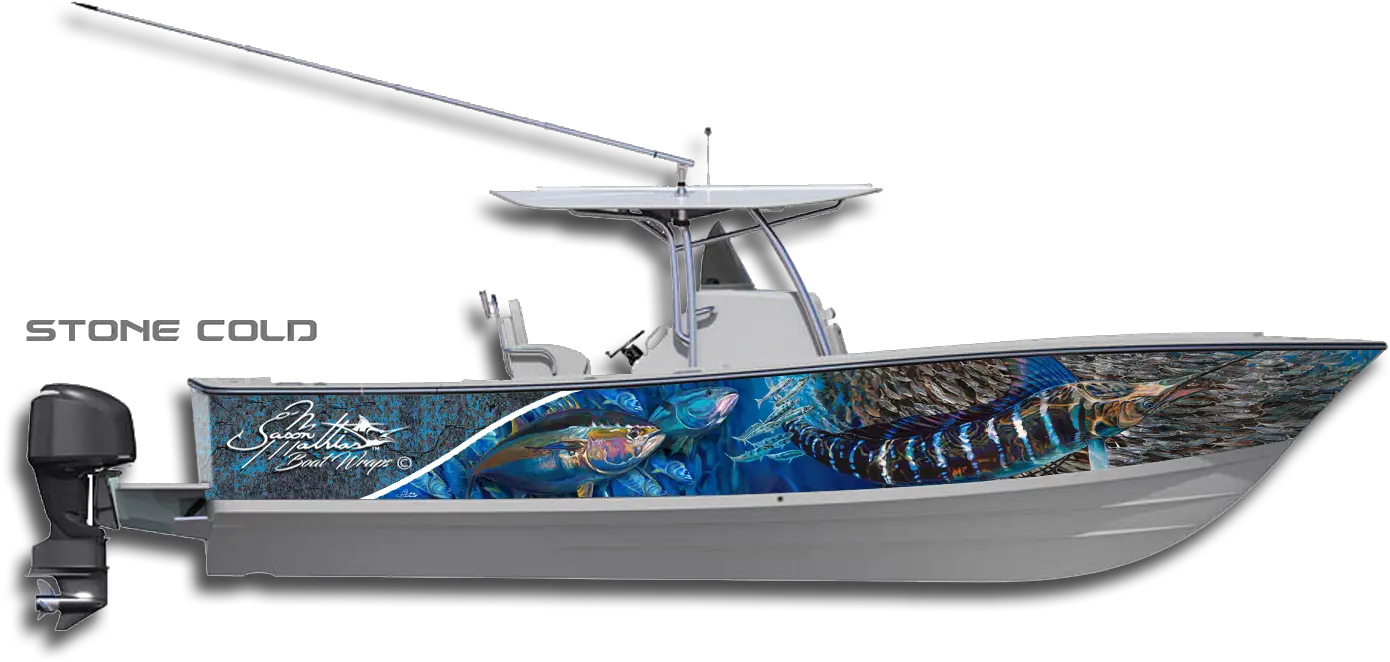 Boat Wrap Fish Scale Boat Wrap Png Stone Cold Png