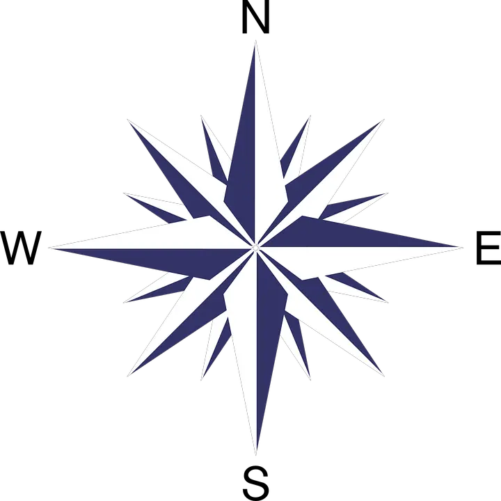 Vector Wind Direction Compass Rose Png Direction Png