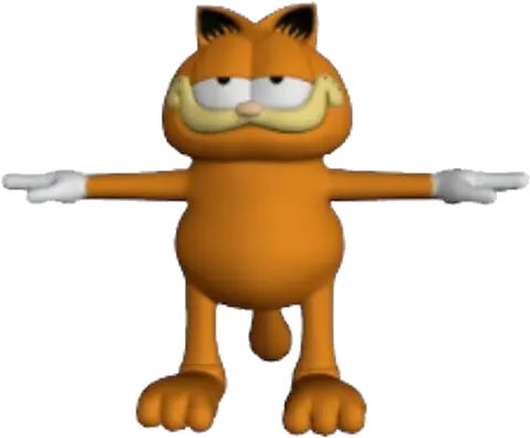 T Posing Garfield Tposing Garfield Tposing Garfield T Garfield T Pose Png T Pose Png