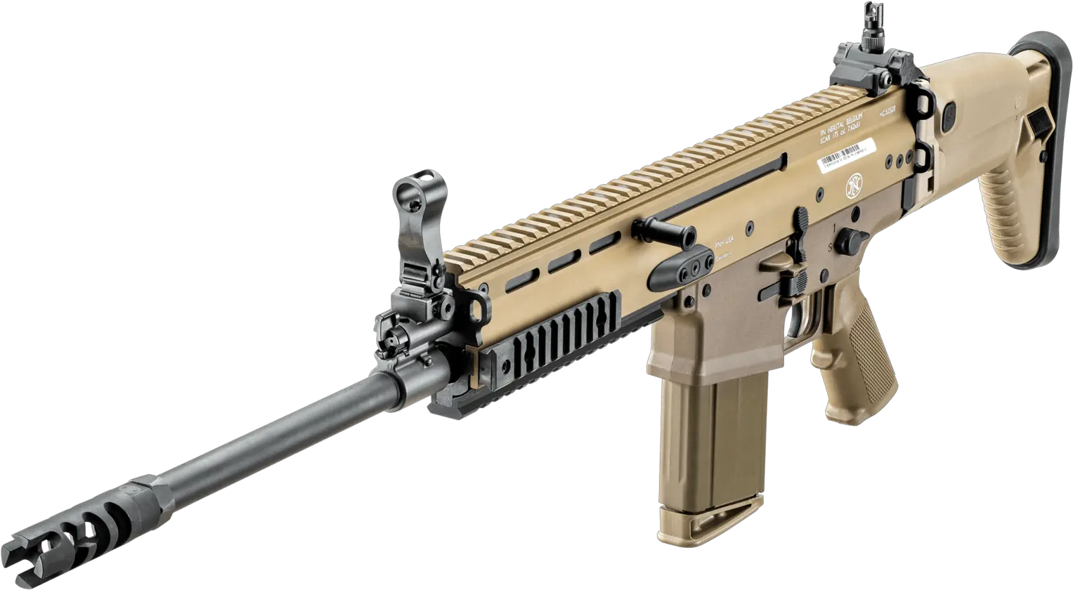 Fn Scar 17s Fn Scar Iron Sights Png Scar Transparent