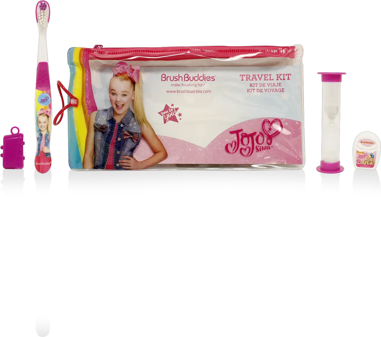 Brush Buddies Jojo Siwa Travel Kit Toothbrush Png Jojo Siwa Png