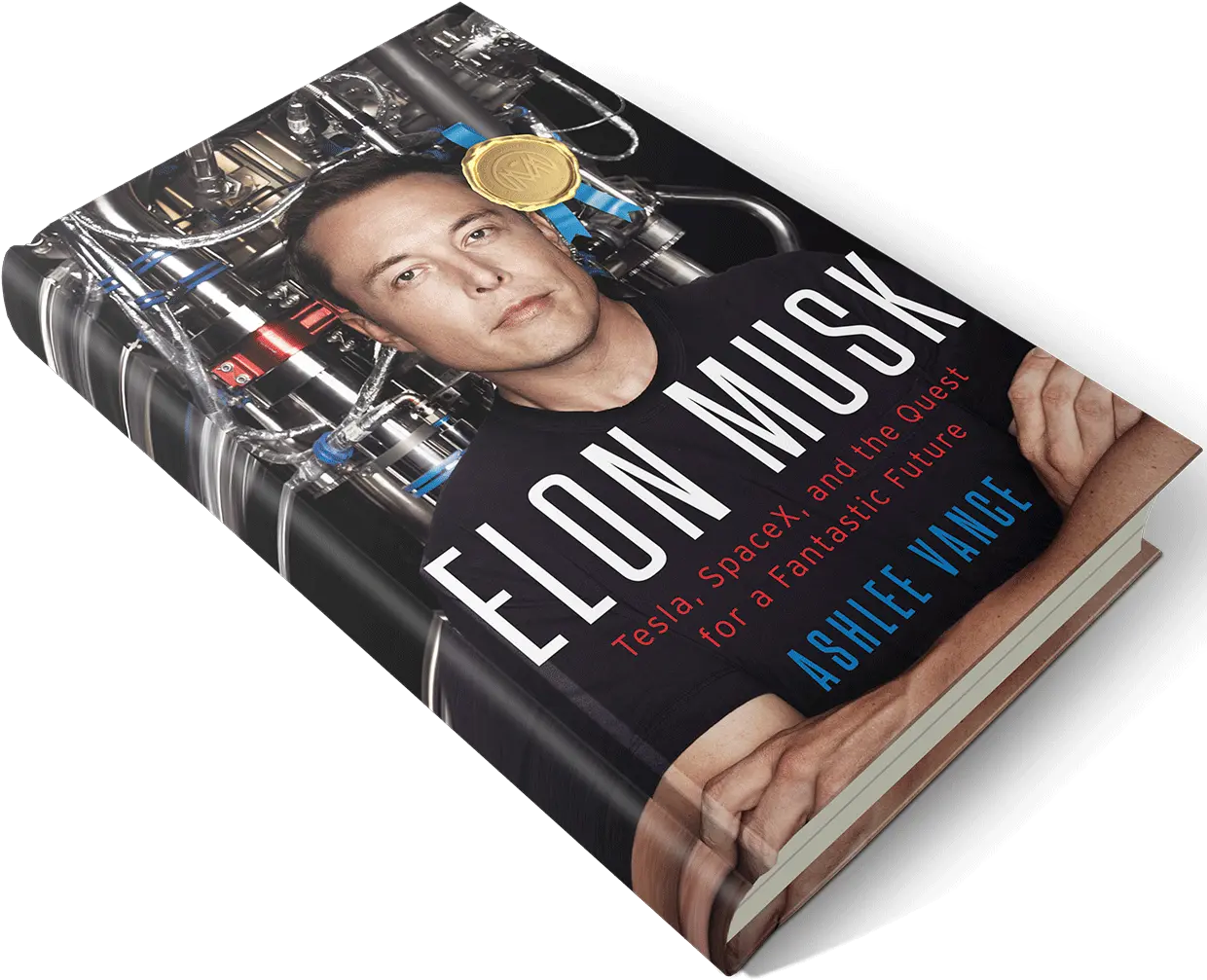 Download Elon Musk Tesla Png Image With Book Cover Elon Musk Png