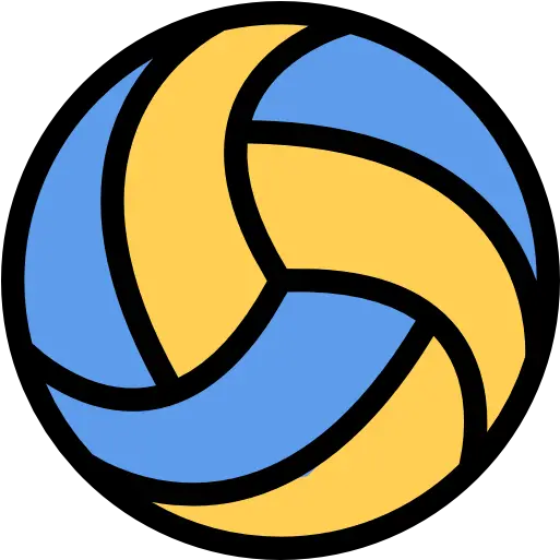 Free Icon Volleyball Icon Colored Png Volleyball Icon Png