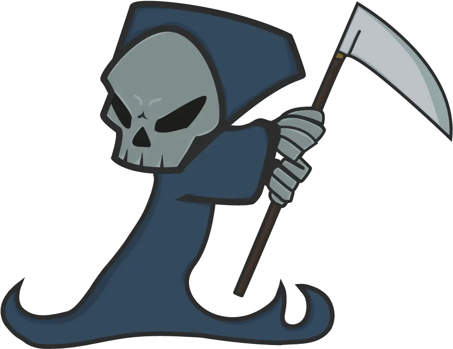 Grim Reaper Scythe Png Cartoon Transparent Cartoon Jingfm Cartoon Reaper Png Scythe Png