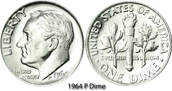 Quarter Transparent Dimes Picture 1159716 1964 P Dime Png Dime Png