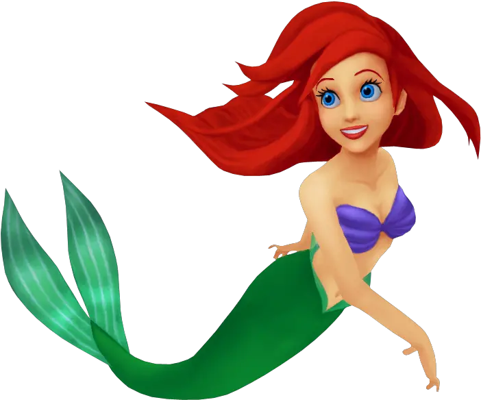 Ariel Vector White Background Transparent U0026 Png Clipart Free Little Mermaid Kingdom Hearts Ariel Ariel Png