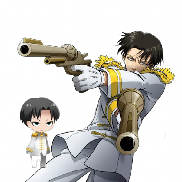Attack Attack On Titan Guns Levi Png