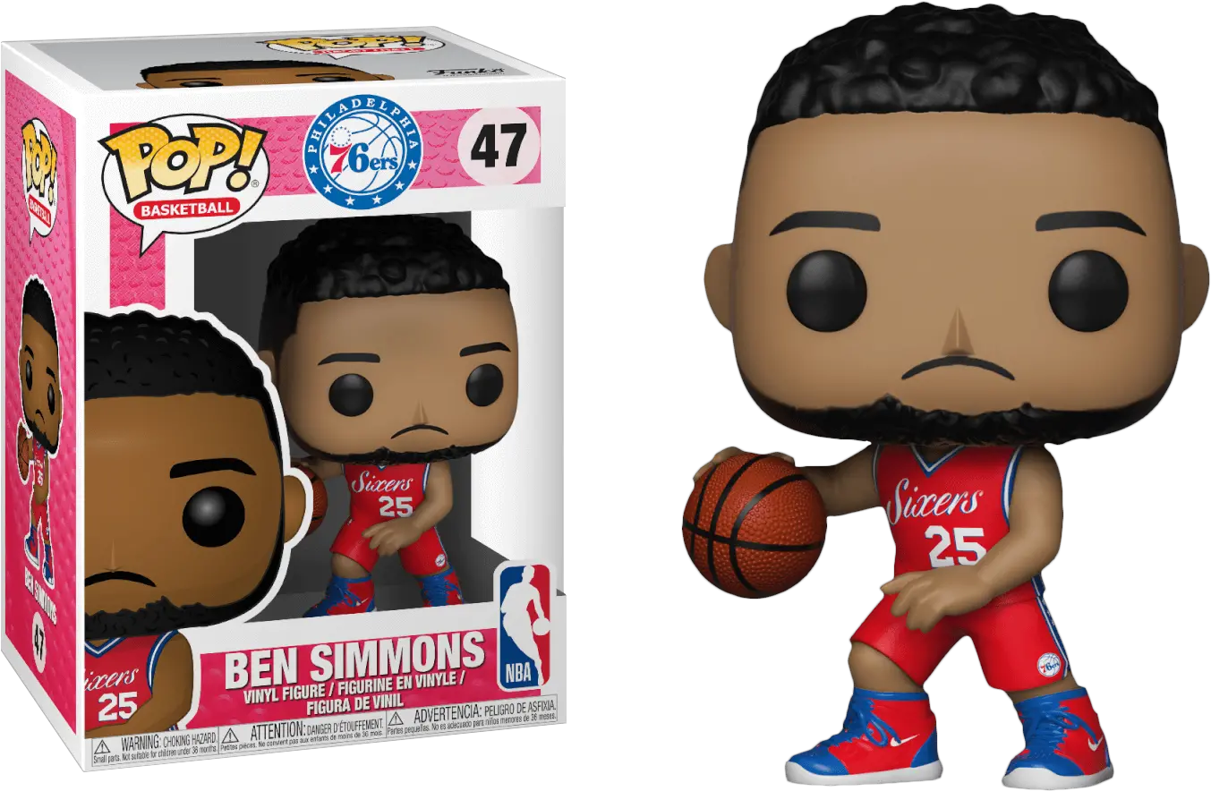 Funko Nba Basketball Ben Simmons Funko Pop Png 76ers Png