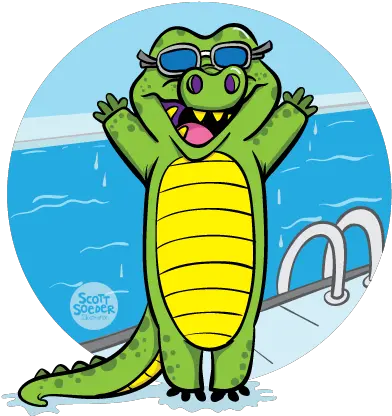 Gator Illustrations For The J Swim School U2014 Scott Soeder Cartoon Png Gator Png